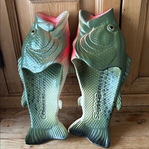 Coddies Slides Green and Pink Fish-Shaped Slides